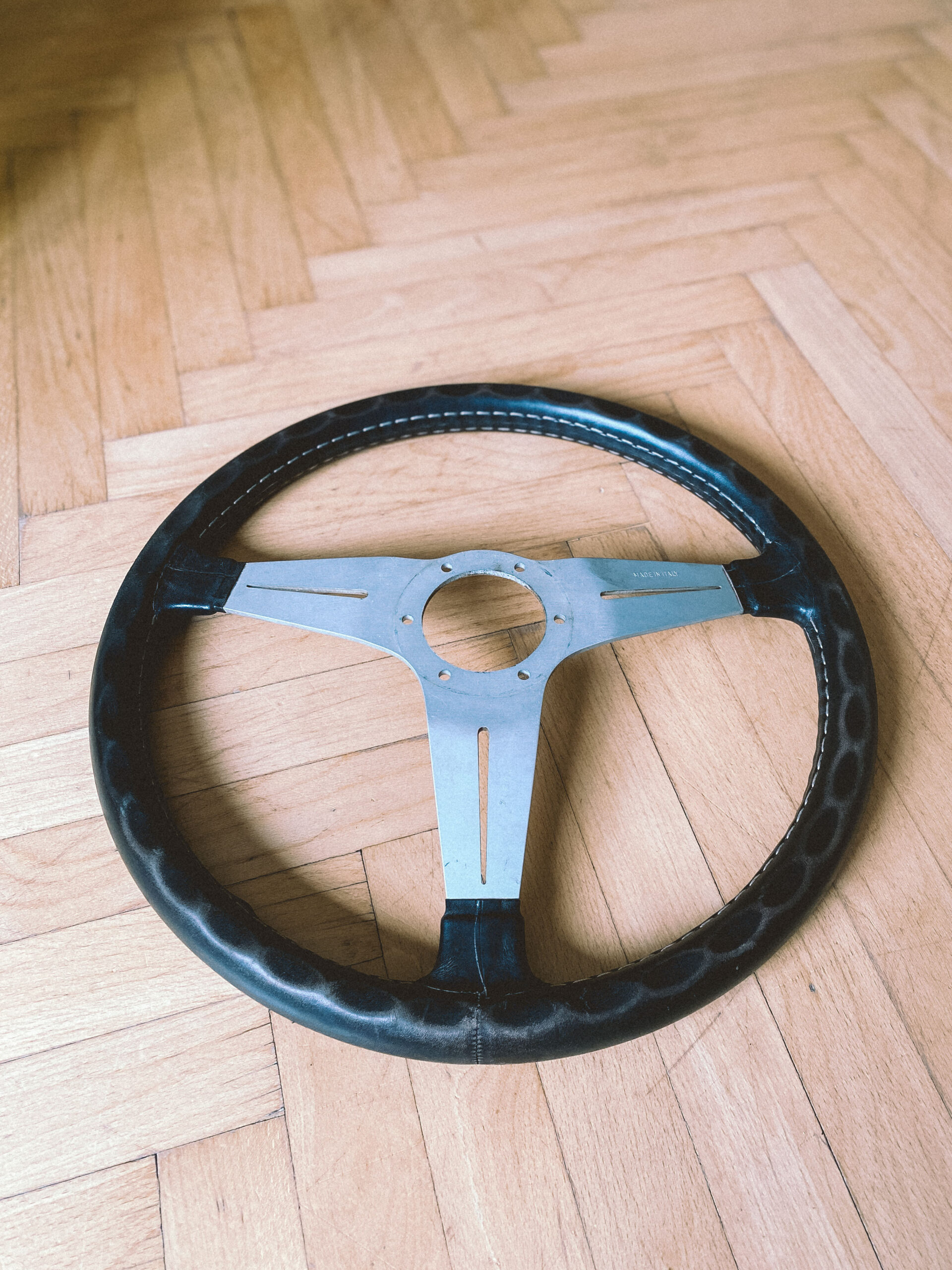 Volant Nardi Torino Classic - 390 mm stříbrný - Obrázek 5