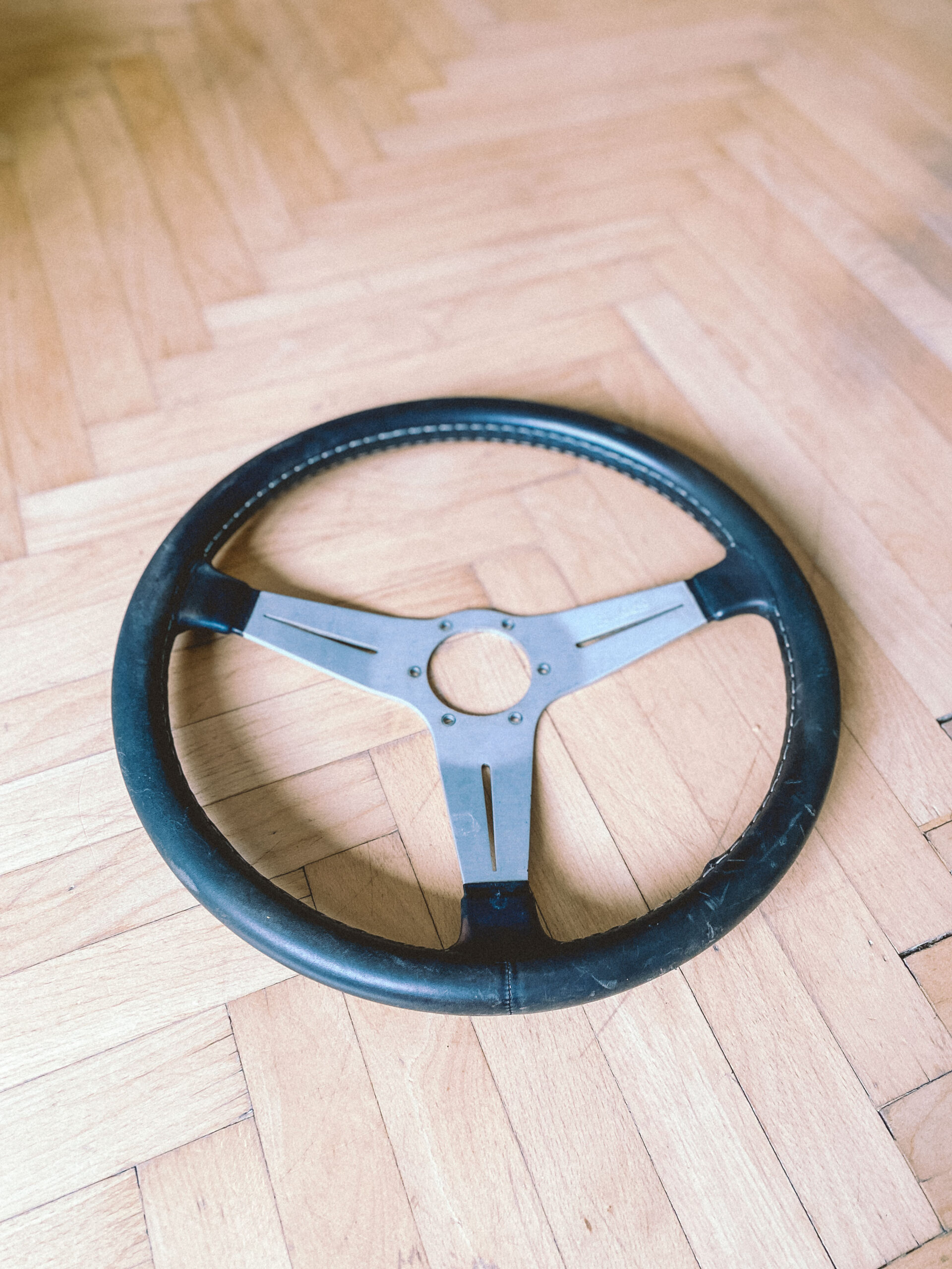 Volant Nardi Torino Classic - 390 mm stříbrný - Obrázek 3